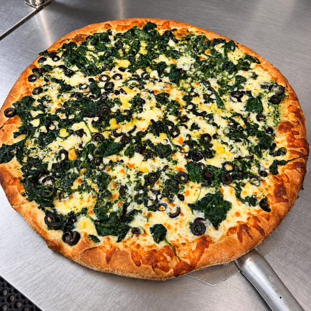 16" Greco Pizza.