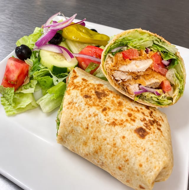 Crispy Chicken Wrap.