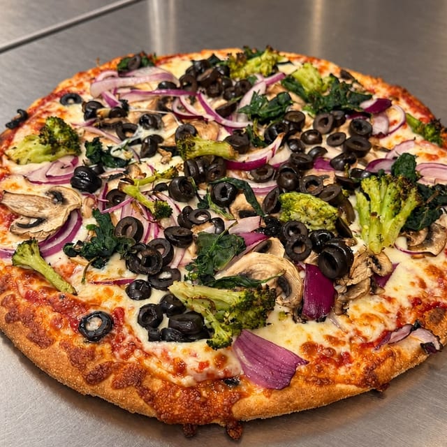 18" Veggie Lovers Pizza.