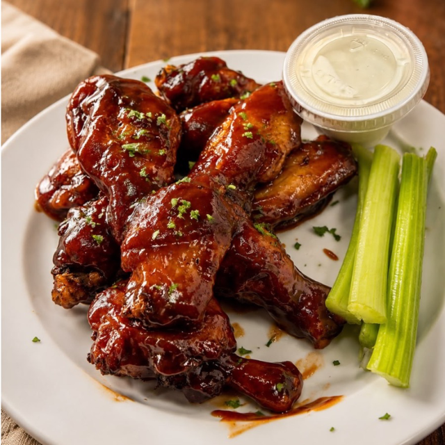 10 Chicken Wings.
