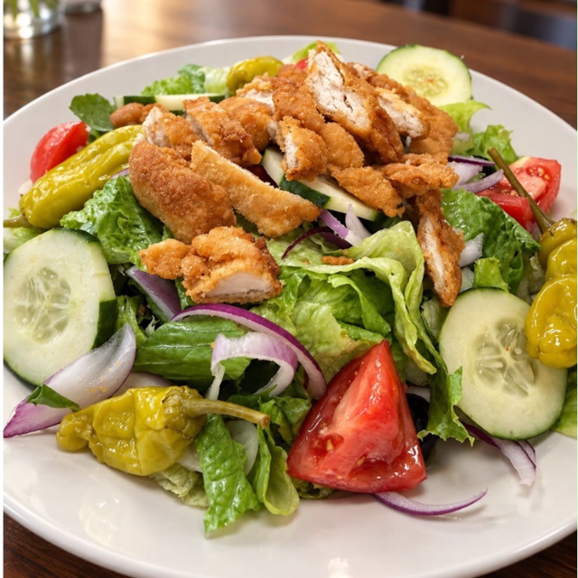 LG Crispy Chicken Salad.