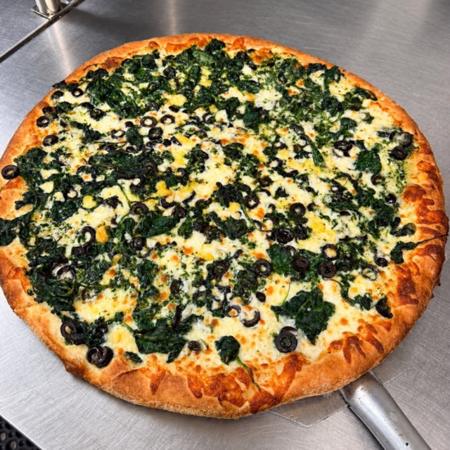 18" Greco Pizza.