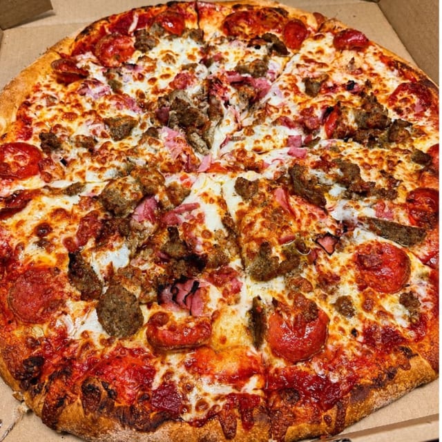 18" Meat Lovers Pizza.