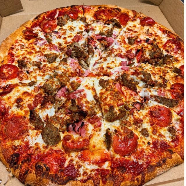 14" Meat Lovers.