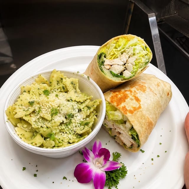 Chicken Caesar Wrap.