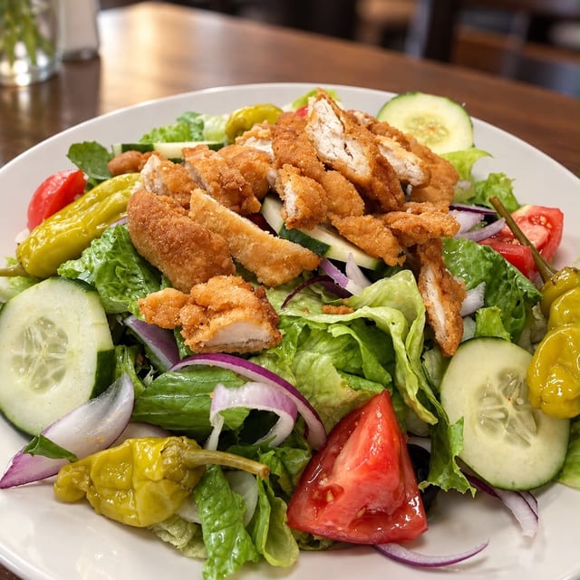 Crispy Chicken Salad.